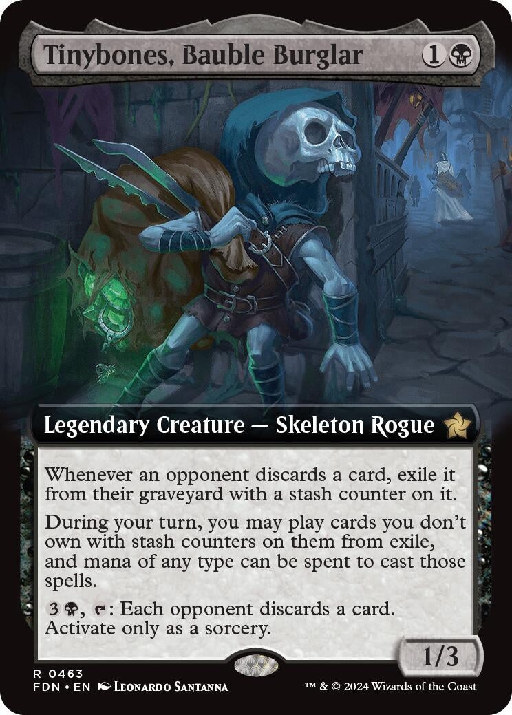 Tinybones, Bauble Burglar (Extended Art) (463) (Foundations)