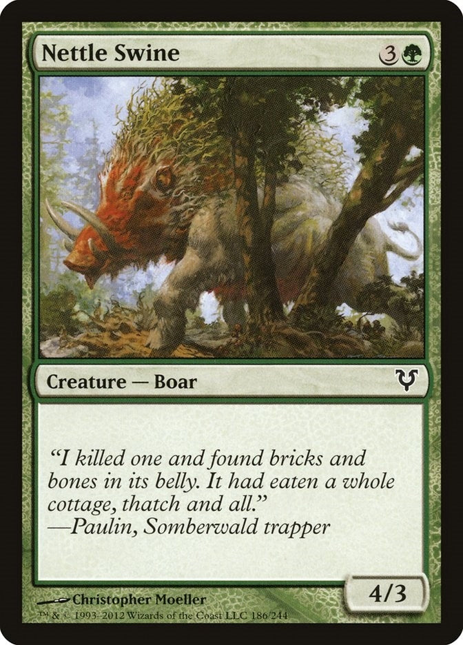 Image for Nettle Swine (186) (Avacyn Restored) - Magic: The Gathering