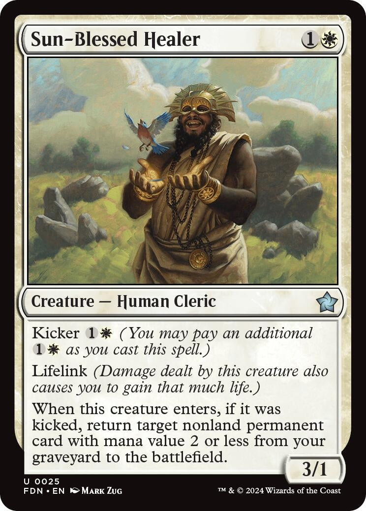 Sun-Blessed Healer (25) (Foundations)
