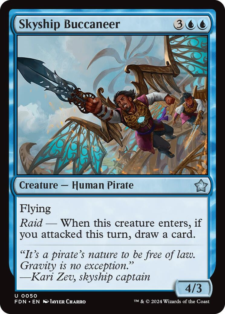 Image for Skyship Buccaneer (50) (Foundations) - Magic: The Gathering