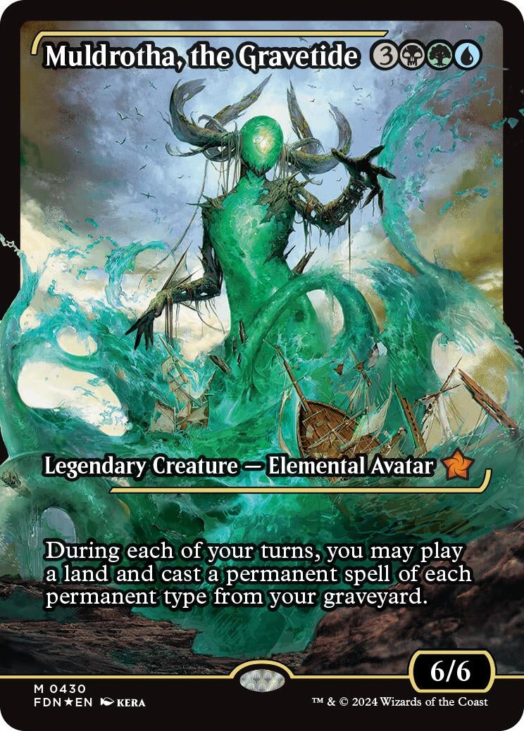 Image for Muldrotha, the Gravetide (Showcase) (430) (Foundations) - Magic: The Gathering