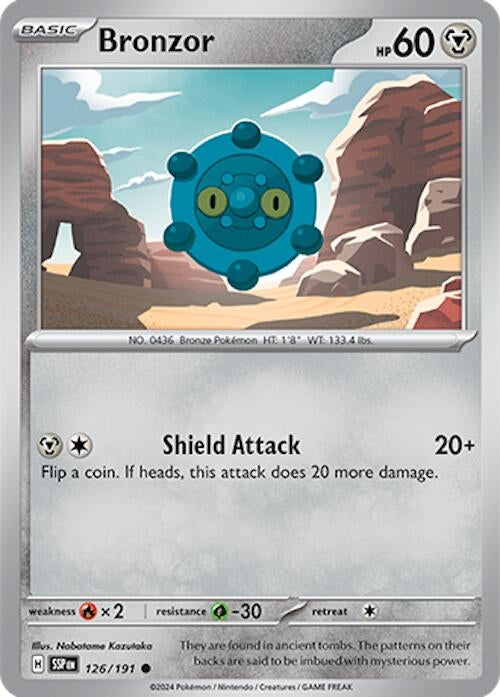Bronzor (126/191) (SV08: Surging Sparks)
