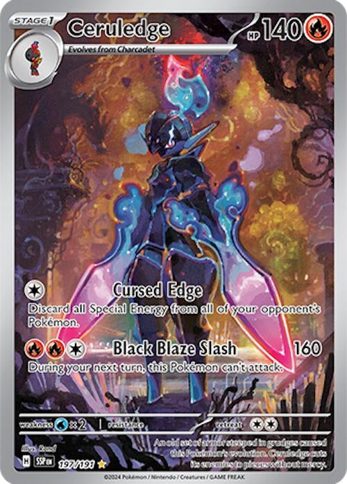 Ceruledge (197/191) (SV08: Surging Sparks)