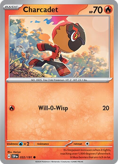 Charcadet (032/191) (SV08: Surging Sparks)
