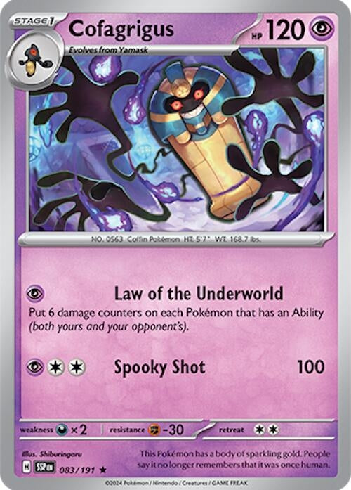 Cofagrigus (083/191) (SV08: Surging Sparks)