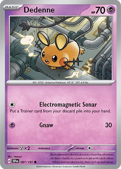 Dedenne (087/191) (SV08: Surging Sparks)