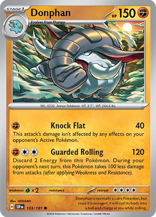 Donphan (103/191) (SV08: Surging Sparks)