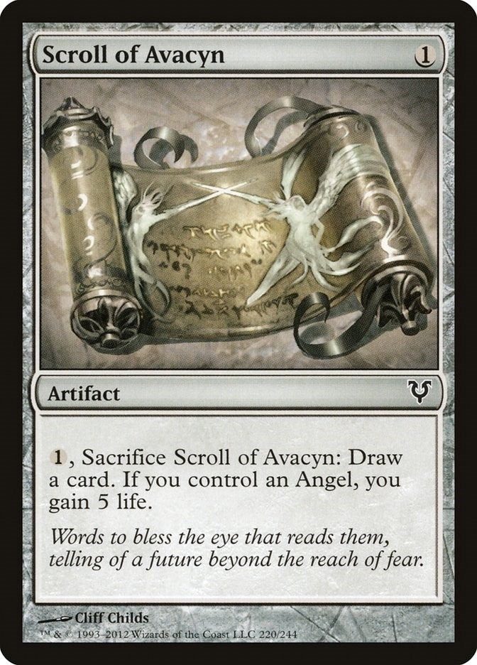Image for Scroll of Avacyn (220) (Avacyn Restored) - Magic: The Gathering
