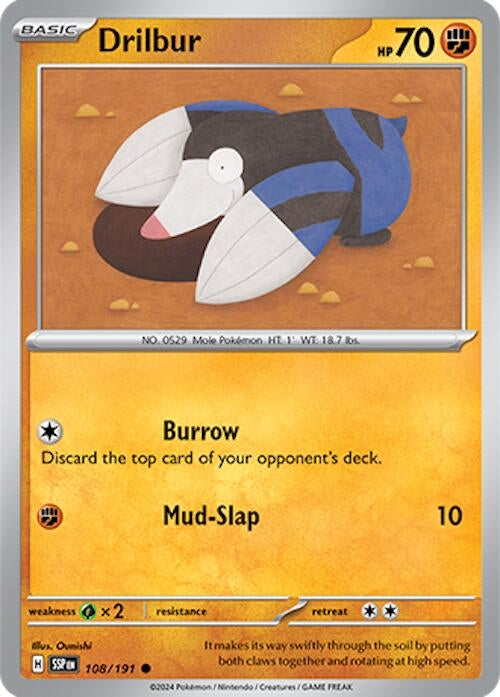 Drilbur (108/191) (SV08: Surging Sparks)