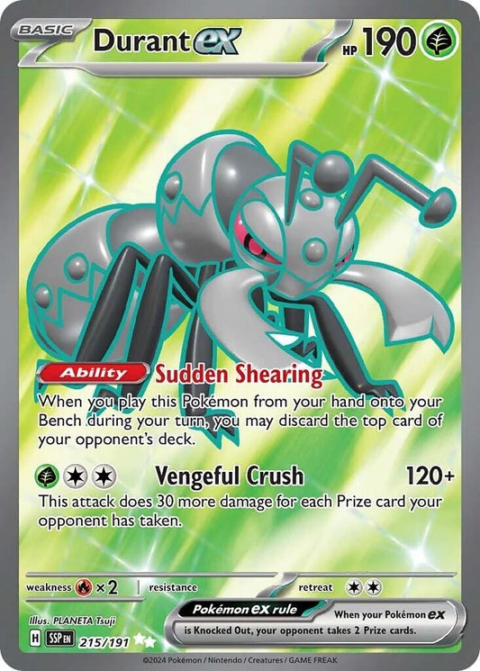 Durant ex (215/191) (SV08: Surging Sparks)
