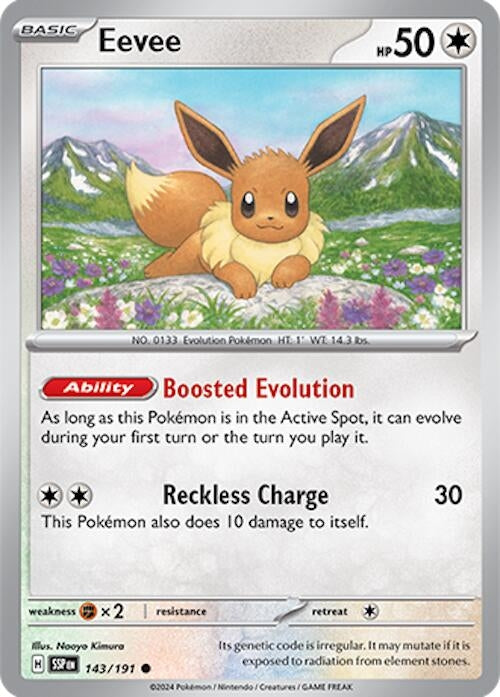 Eevee (143/191) (SV08: Surging Sparks)