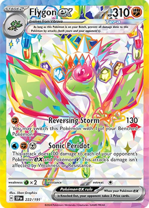 Flygon ex (222/191) (SV08: Surging Sparks)