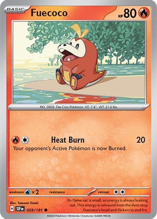 Fuecoco (029/191) (SV08: Surging Sparks)