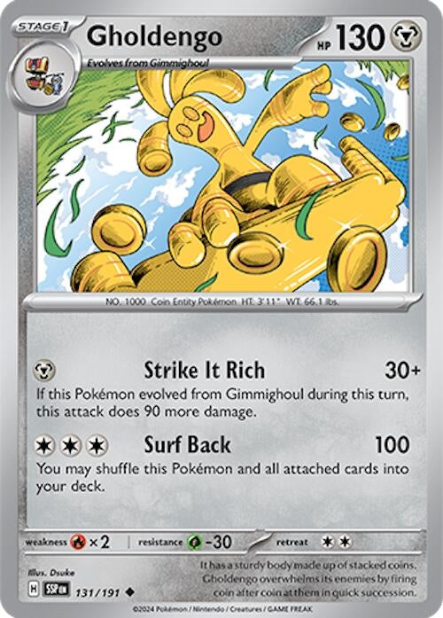 Gholdengo (131/191) (SV08: Surging Sparks)