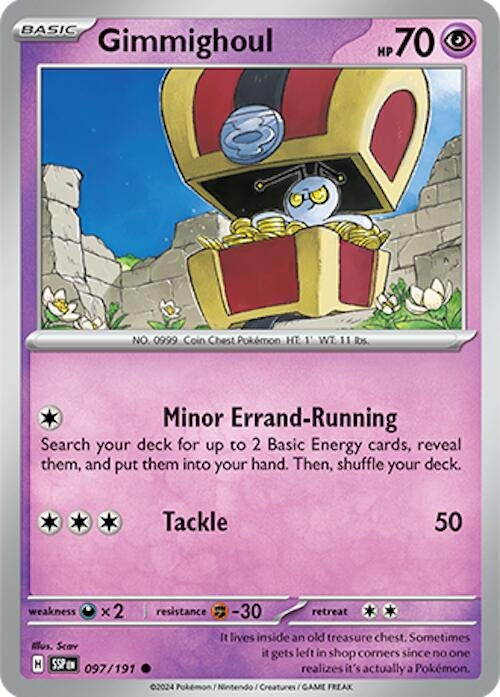 Gimmighoul (097/191) (SV08: Surging Sparks)