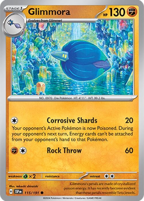 Glimmora (115/191) (SV08: Surging Sparks)
