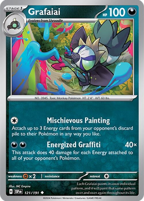 Grafaiai (121/191) (SV08: Surging Sparks)