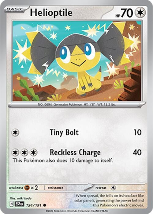 Helioptile (154/191) (SV08: Surging Sparks)