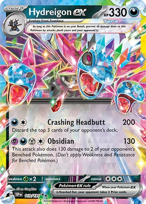 Hydreigon ex (119/191) (SV08: Surging Sparks)
