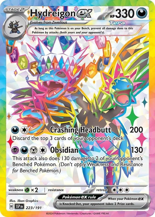 Hydreigon ex (223/191) (SV08: Surging Sparks)