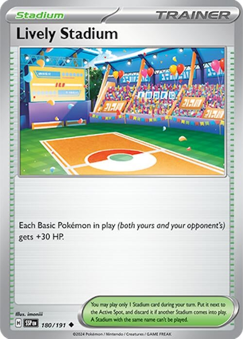 Lively Stadium (180/191) (SV08: Surging Sparks)