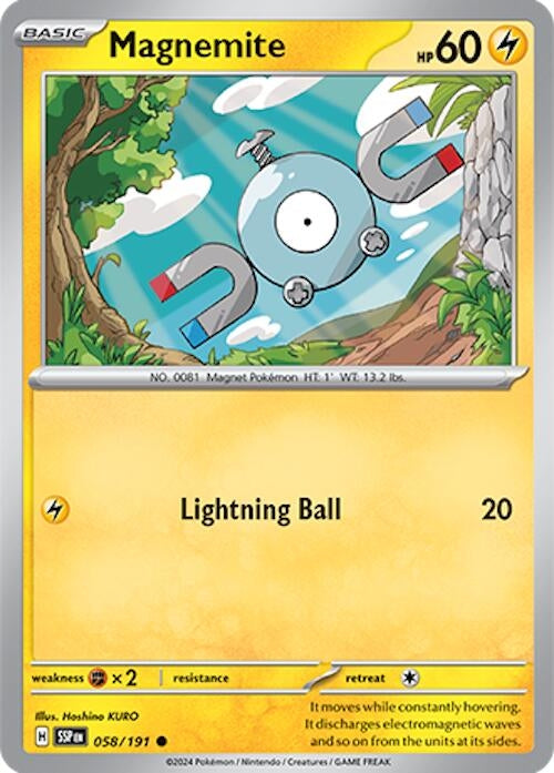 Magnemite (058/191) (SV08: Surging Sparks)