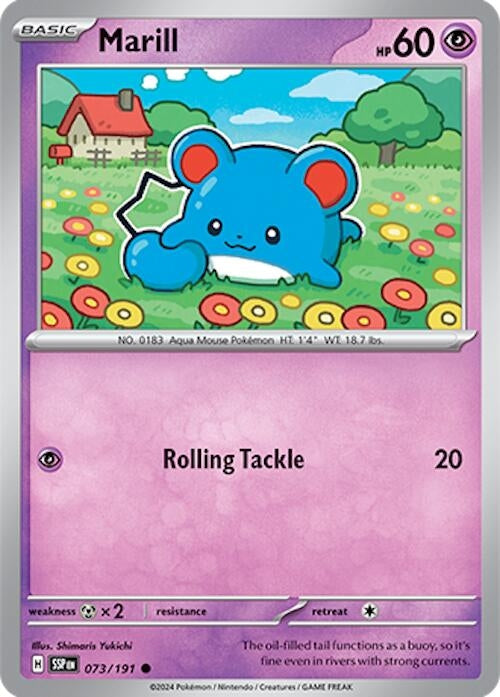 Marill (073/191) (SV08: Surging Sparks)