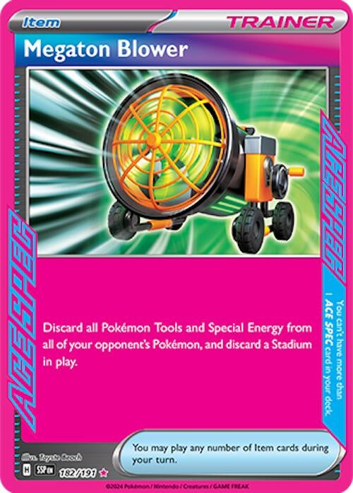 Megaton Blower (182/191) (SV08: Surging Sparks)