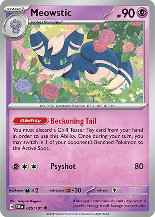 Meowstic (085/191) (SV08: Surging Sparks)