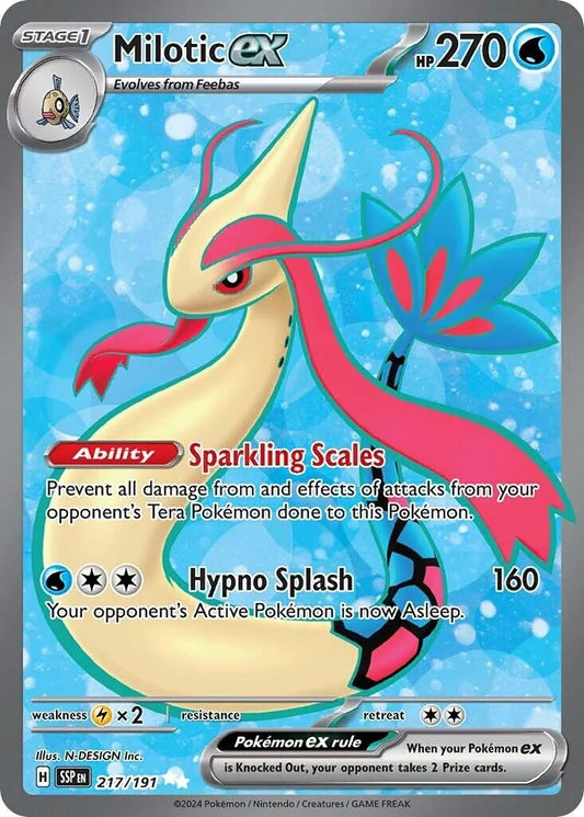 Milotic ex (217/191) (SV08: Surging Sparks)