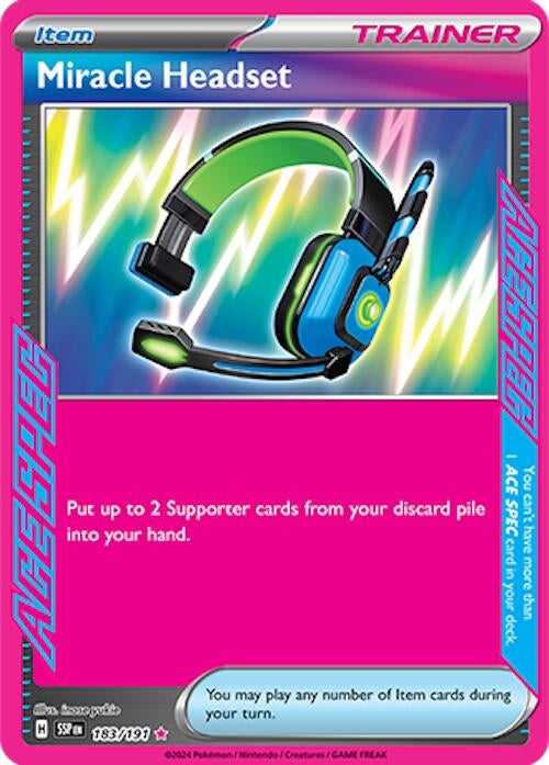 Miracle Headset (183/191) (SV08: Surging Sparks)