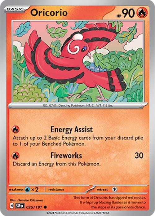 Oricorio (026/191) (SV08: Surging Sparks)