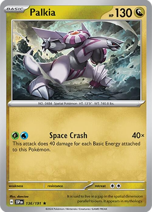 Palkia (136/191) (SV08: Surging Sparks)