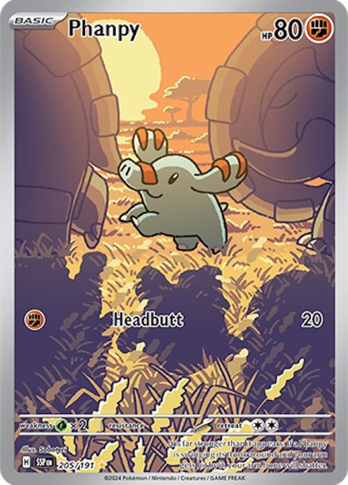 Phanpy (205/191) (SV08: Surging Sparks)