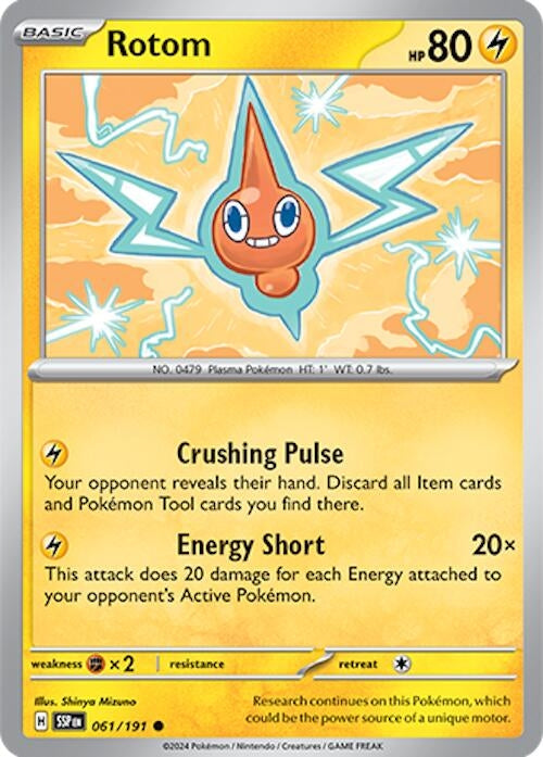 Rotom (061/191) (SV08: Surging Sparks)