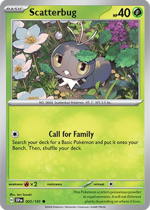 Scatterbug (005/191) (SV08: Surging Sparks)