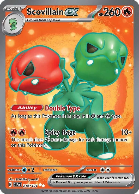 Scovillain ex (216/191) (SV08: Surging Sparks)