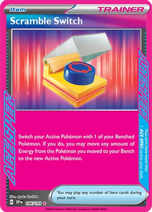 Scramble Switch (186/191) (SV08: Surging Sparks)