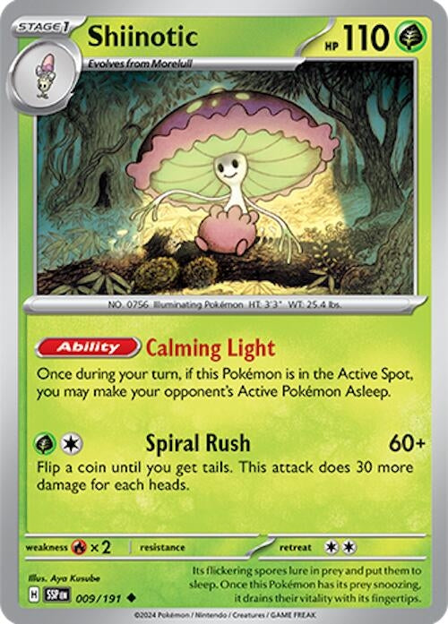 Shiinotic (009/191) (SV08: Surging Sparks)