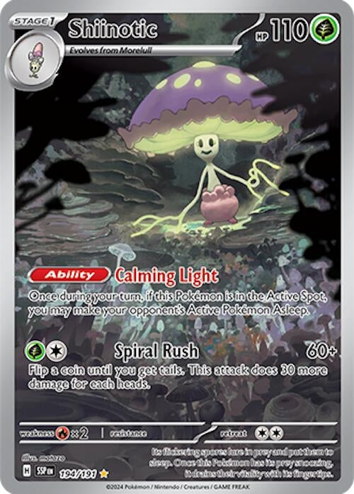 Shiinotic (194/191) (SV08: Surging Sparks)