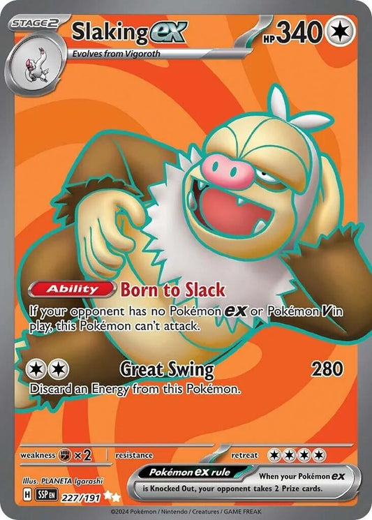 Slaking ex (227/191) (SV08: Surging Sparks)