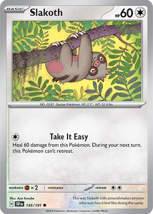 Slakoth (145/191) (SV08: Surging Sparks)
