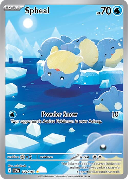 Spheal (199/191) (SV08: Surging Sparks)