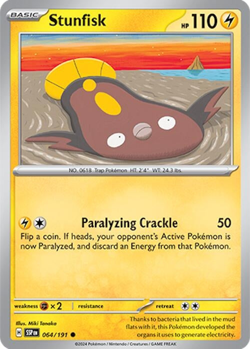 Stunfisk (064/191) (SV08: Surging Sparks)