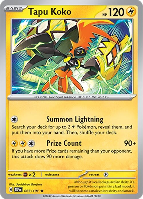 Tapu Koko (065/191) (SV08: Surging Sparks)