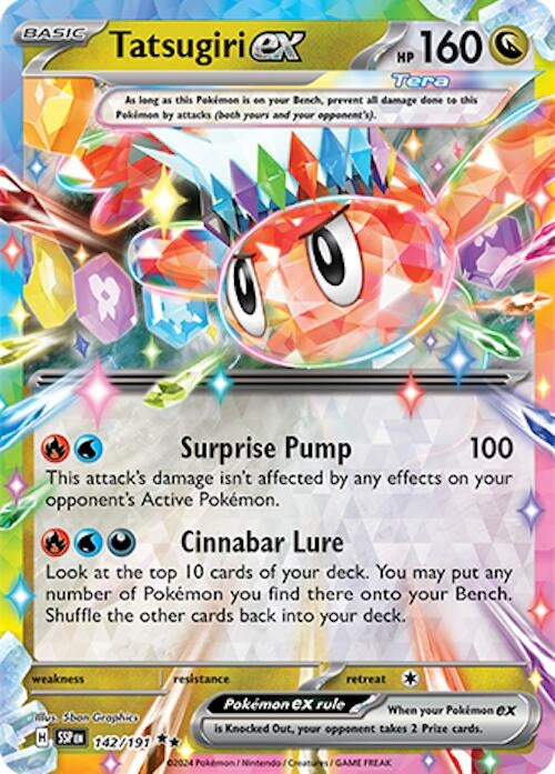 Tatsugiri ex (142/191) (SV08: Surging Sparks)