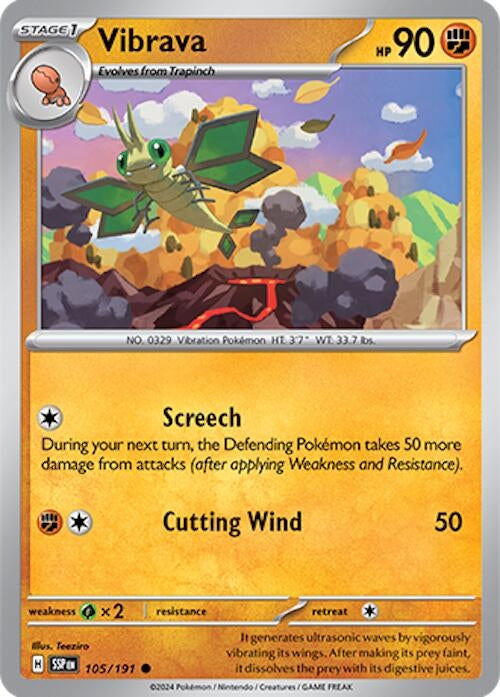 Vibrava (105/191) (SV08: Surging Sparks)