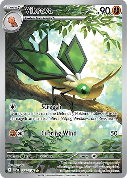 Vibrava (206/191) (SV08: Surging Sparks)