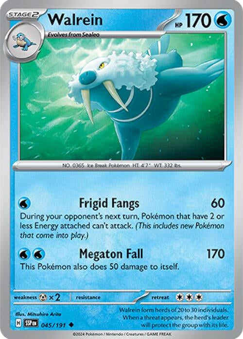 Walrein (045/191) (SV08: Surging Sparks)