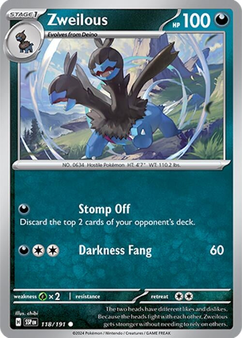 Zweilous (118/191) (SV08: Surging Sparks)